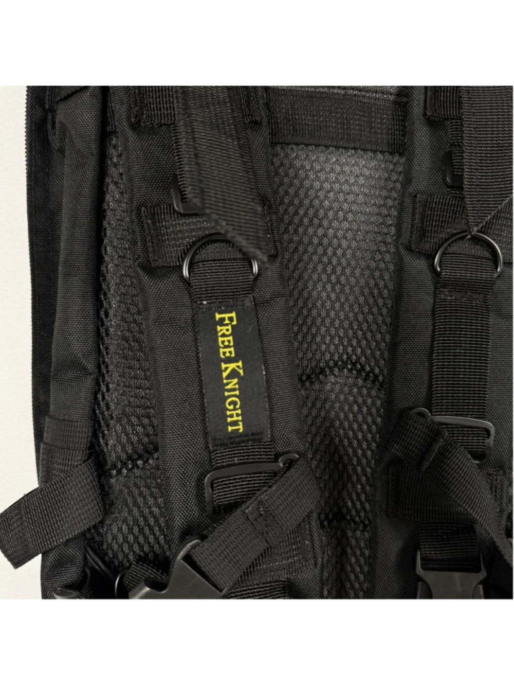 Free Knight Tactical Military Backpack Black Outdoor Daypack Travel Hiking